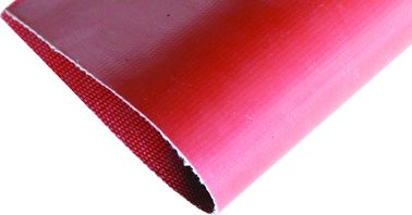 赤いシリコーンの合成のガラス繊維の生地、側面/倍のシリコーン1は生地に塗りました