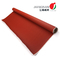 造る射撃統制装置のための赤い0.4mm高温ガラス繊維の火のカーテンの生地の布